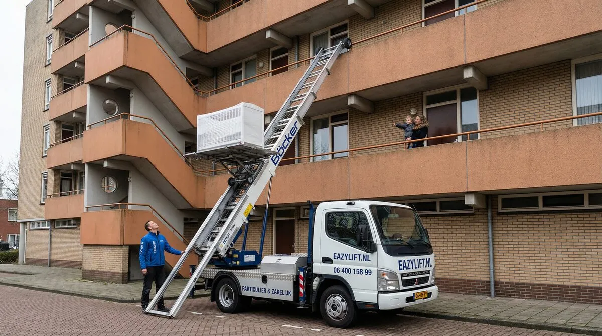 De materialen en verhuisliften van Eazylift