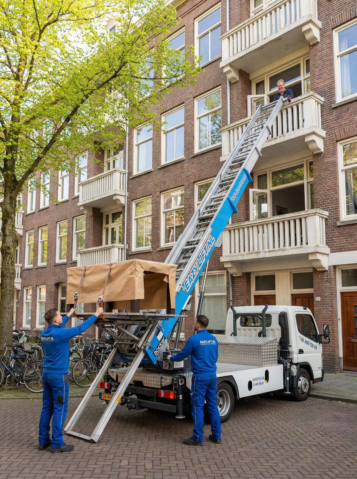 De bemande meubellift van Eazylift